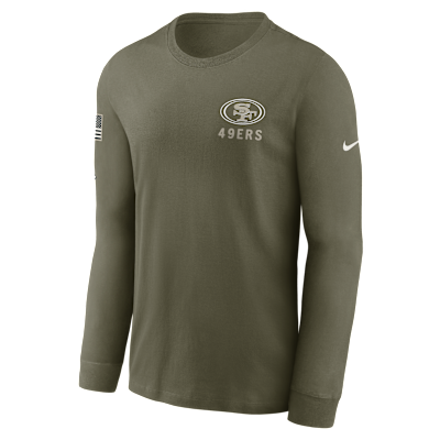 San Francisco 49ers Salute to Service Men's Nike NFL Long-Sleeve T